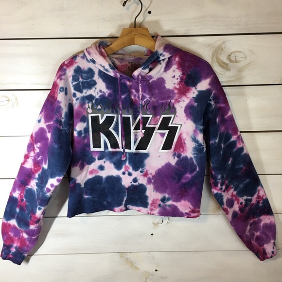 tie dye graphic sweatshirt